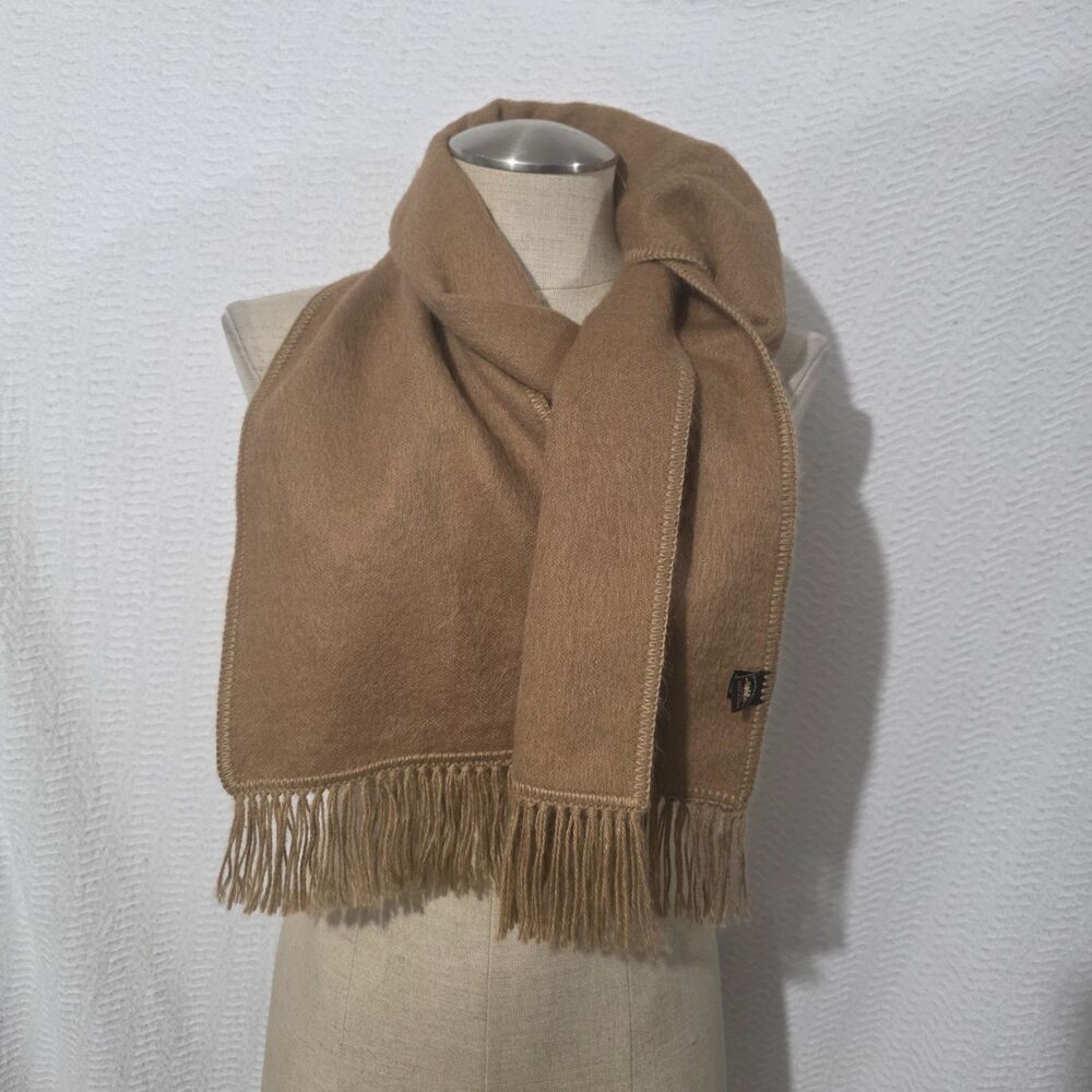 Ccahuantico Alpaca Blend Striped Fringe Scarf – Made in Peru